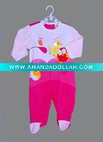 Wholesale 100% cotton lovely baby jumper with print