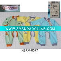 Wholesale Baby rompers stock/closeout child jumpers/overstock baby wear/pantywaist stock/baby union suit overstock(KBRM-0080)