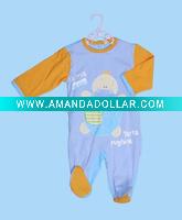 Wholesale 100% cotton lovely baby jumper with print