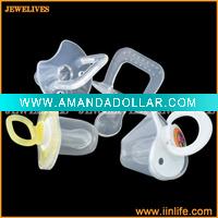 Wholesale Funny silicone baby smoother/pacifier set