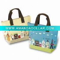 Wholesale Green Durable PP Non woven Lunch Bag (glt-c0057)