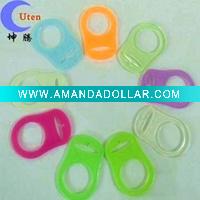 Wholesale Different Colors Of Silicon Baby Pacifier Ring