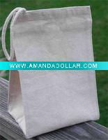 Wholesale Recycled Natural Cotton Lunch Bag DFC113