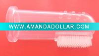 silicone baby toothbrush