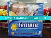 Wholesale disposable diaper, two sides waistband
