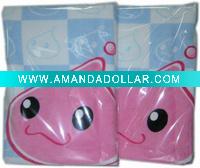 100% cotton velour printed baby hooded towel