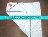 100% cotton non-twist yarn baby hooded towel