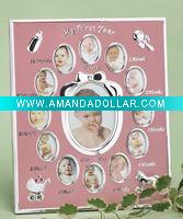 Wholesale High Quality 12 Months Baby Photo Frame