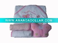 baby hooded towel sets/baby garment/baby gift sets