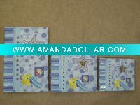 Wholesale baby album/blue baby photo album/baby handmade album/baby sticker album/baby picture album /baby scrapbook/baby gift