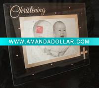 Wholesale Baby boy glass photo frame good for children's gift