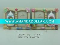 Wholesale Poly Photo Frame with Bear&Baby(4"x6")