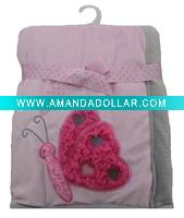 Wholesale pretty polar fleece blanket