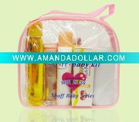 pvc bag bath set
