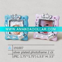 Wholesale Resin Baby photo frame, Pic: 1.75" * 1.75"