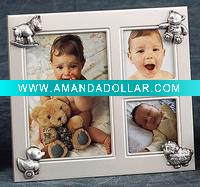 Wholesale silver plating baby photo frame
