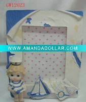 Polyresin Navigation Baby,photo frame