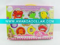 Wholesale baby rattle toy set,baby gift set