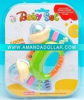 Wholesale plastic baby rattle toy