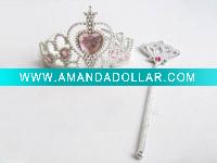 Fashion Princess Crown with magic stick