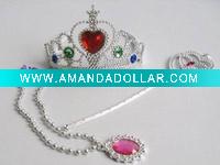 Wholesale Fashion Party Tiara with magic stick and necklace