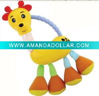 Plastic Baby Rattles-Giraffe Baby Rattle