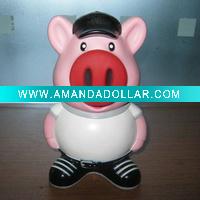 plastic novelty coin bank