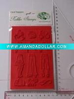 Rubber stamp topper
