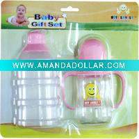 Wholesale baby feeding bottle & milk powder bottle set