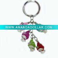 Wholesale newest style keyring,baby keychain,cartoon keychain
