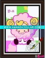 Wholesale baby oil painting- Chinese Zodiac-Sheep