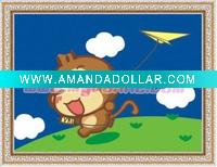 baby oil painting- Yoyo flying the kite