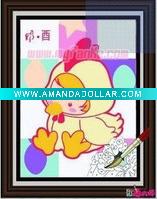 Wholesale baby oil painting- Chinese Zodiac-Chicken