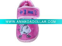Wholesale fchildren's cotton shoes with lovely cartoon pattern
