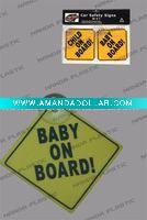 CAR SAFETY signs