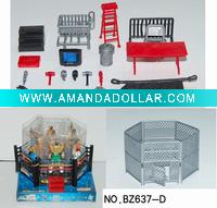 Wrestler 12PC+Arena+Tool+metal railing