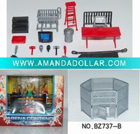 Wrestler 12PC+Arena+Tool+metal railing