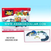 Rail car wash toy