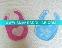 Wholesale applique baby bib