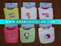 Bib with embroidery