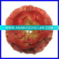 Wholesale Baby Peony Rhinestone Hair Flower Hair Accessory