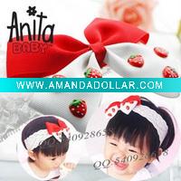 strawberry Children's hair accessories Baby hair band