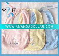 terry baby bib