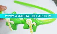 popular pink heart plastic baby hairband