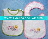 2011 Three-dimensional embroidery baby bibs