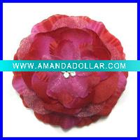 Baby Peony Rhinestone Hair Flower Hair Accessory
