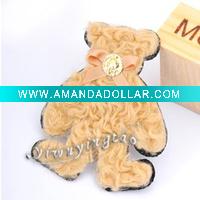 Fur bear shape hair clip