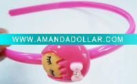 Wholesale popular cute china doll plastic baby hairband
