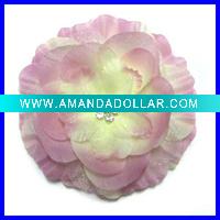 Wholesale Baby Peony Rhinestone Hair Flower Hair Accessory