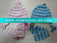 baby hat & mitten 2 pcs set